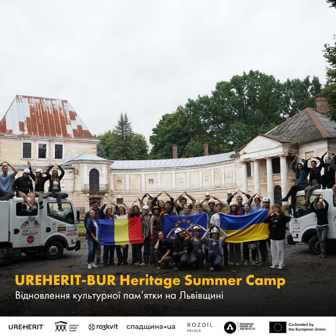 У Роздолі завершився реставраційний табір за участі румунських колег.